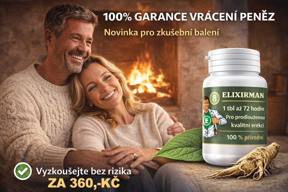 Elixirman poskytuje garance vrácení peněz ve 100% (včetně poštovného)